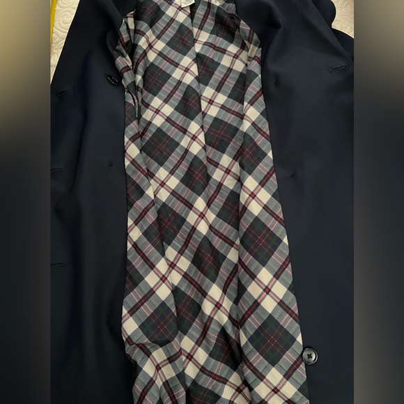L.L. Bean Navy Blue Fully Lined Button Coat Size M - Picture 7 of 8